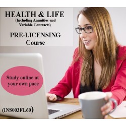 60 hr 2-15 Health and Life (Including Annuities and Variable Contracts) Pre-Licensing course (3 month enrollment)