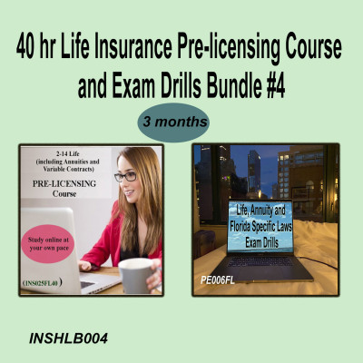 40 hr Life Insurance Pre-licensing course and Exam 