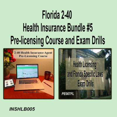 40 hr Health Insurance Pre-licensing course and Exam 
