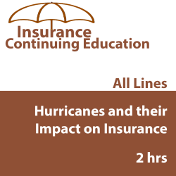 2 hr CE - IA Hurricanes and their Impact on Insurance